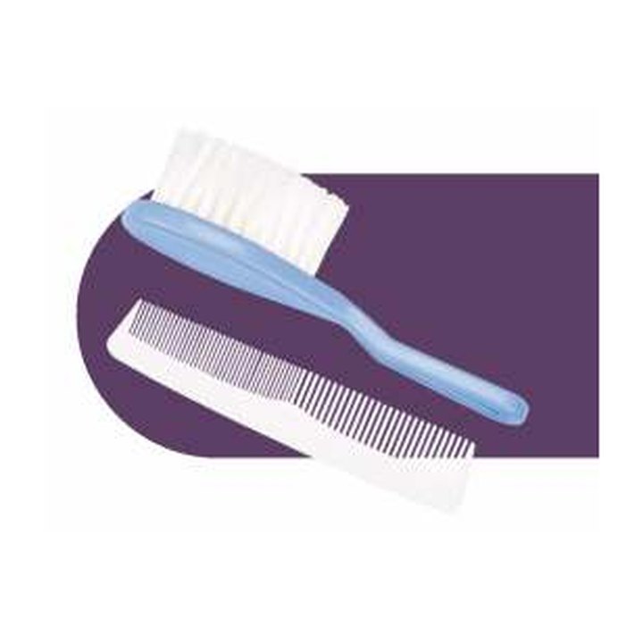 Baby brush with comb